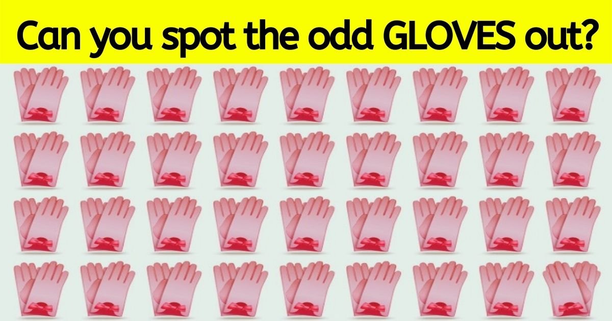 gloves3.jpg?resize=1200,630 - Only 1 In 10 People Can Spot The Odd GLOVES Out In Just 10 Seconds! But Can You Also Beat The Challenge?
