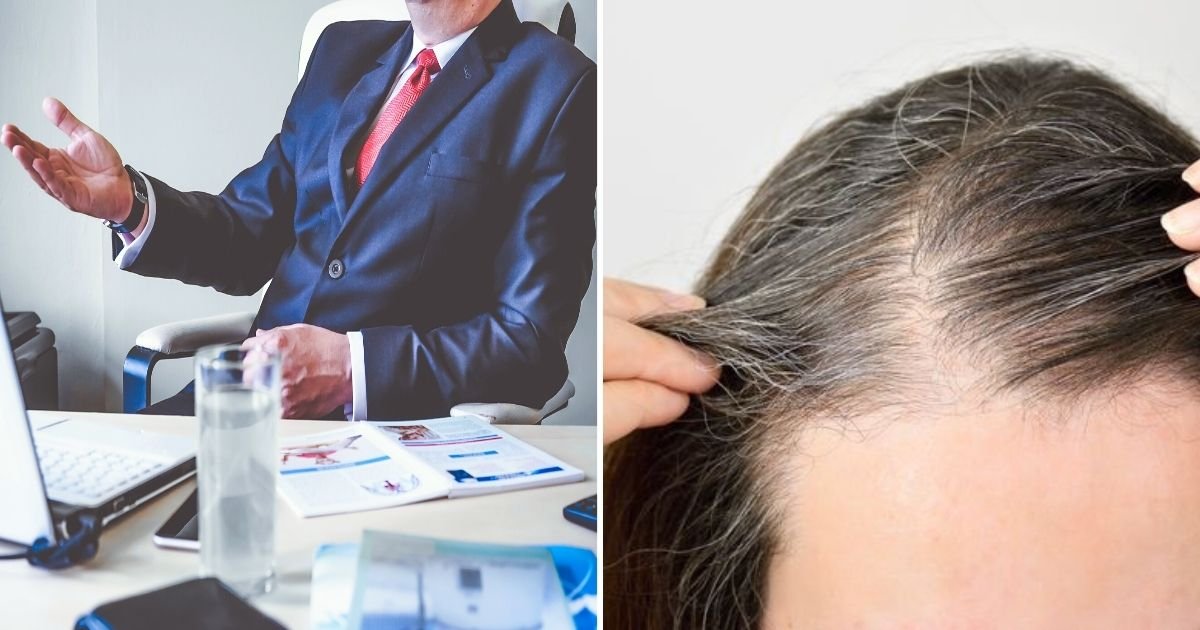 gray5.jpg?resize=412,232 - Woman Is Going Gray At A Young Age But Her Boss Demands She Dye Her Hair Because 'It Looks Unprofessional And Unhygienic'