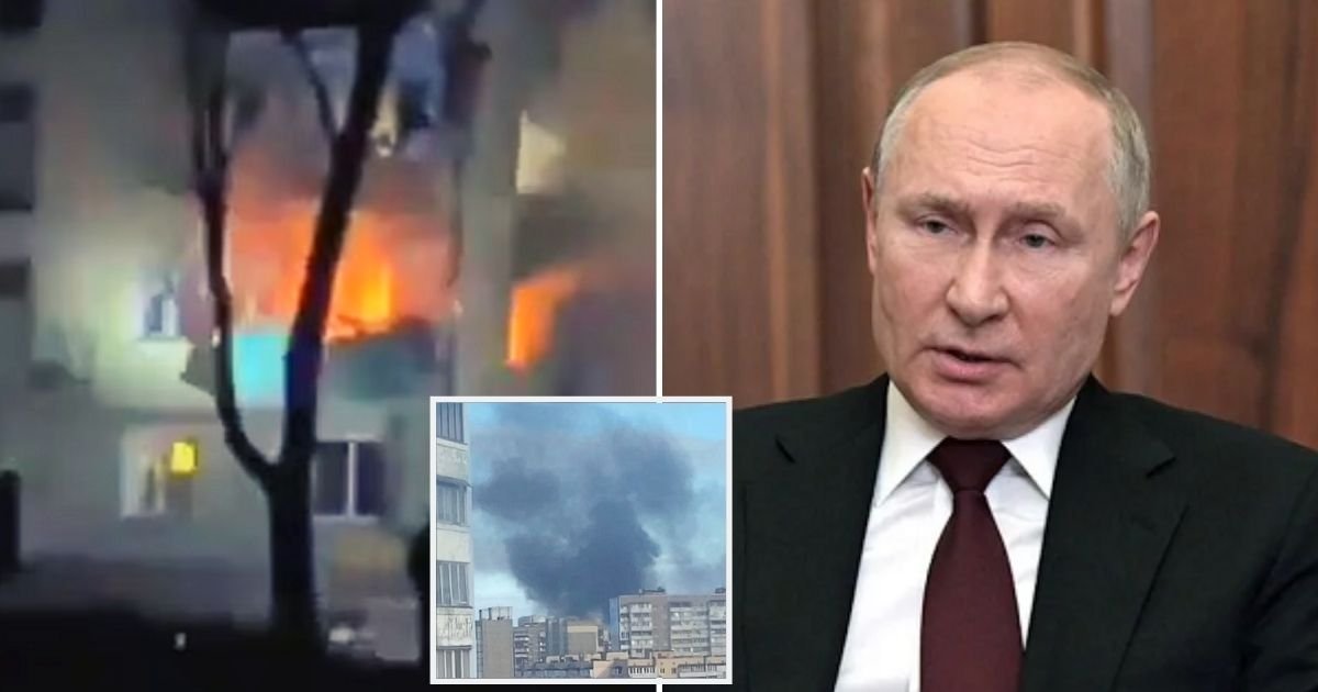 kyiv3.jpg?resize=1200,630 - BREAKING: Blasts Are Heard In Ukraine Capital Kyiv And Kharkiv As Putin Deploys Multiple Units Of Russian Army