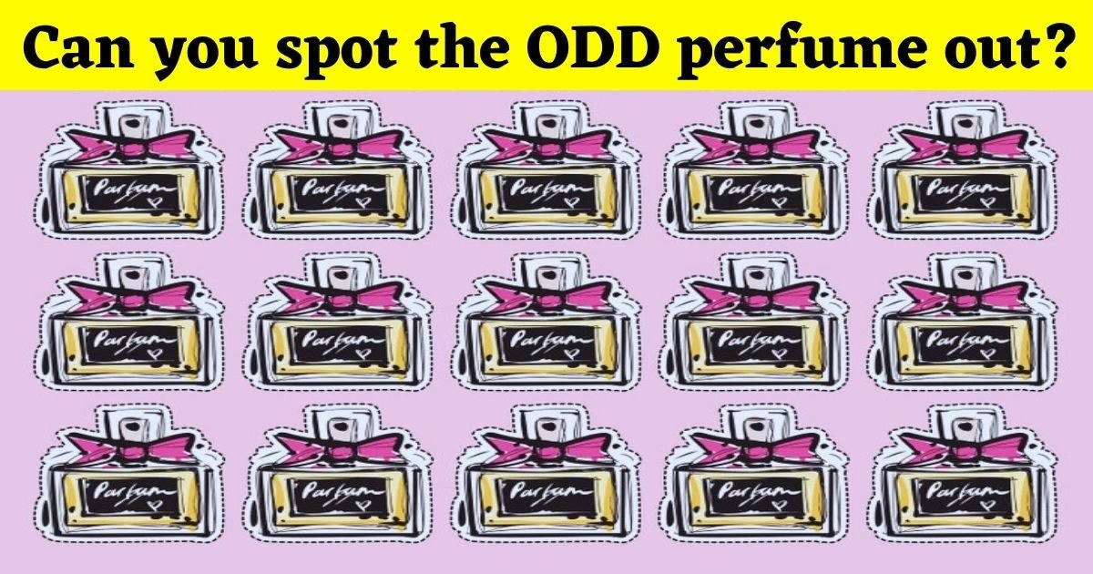 perfume4.jpg?resize=1200,630 - 9 Out Of 10 Viewers Can't Spot The ODD Perfume Bottle Out! But Can You Find It In Just 10 Seconds?