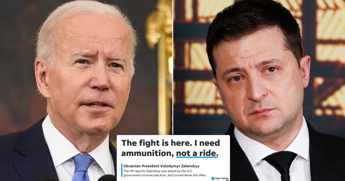 q5 1 3.jpg?resize=1200,630 - BREAKING: Ukraine's President SLAMS Biden's Offer To EVACUATE Him, Asks To Send Ammunition Instead