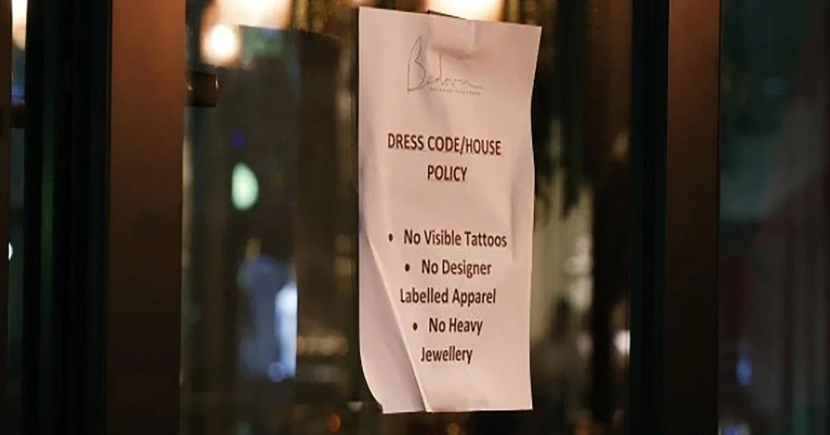 q6 7 1.jpg?resize=412,232 - Restaurant Introduces ‘Controversial’ Dress Code BANNING Tattoos, Designer Clothes, & Jewelry