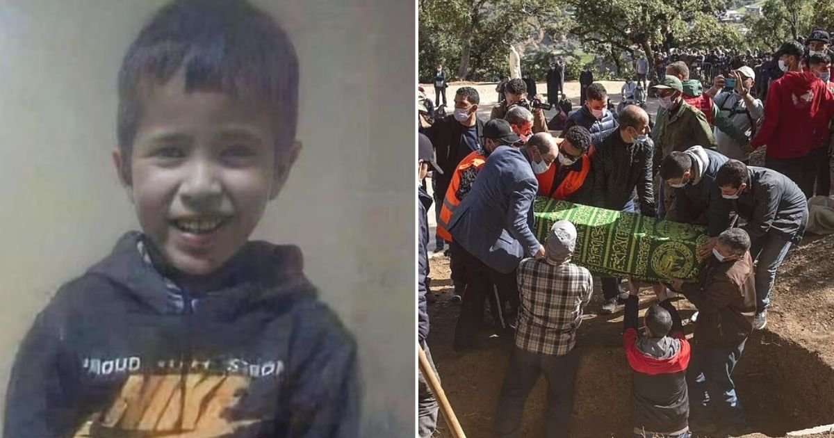 untitled design 59.jpg?resize=1200,630 - 5-Year-Old Moroccan Boy's Family Break Into Tears As Hundreds Gather To Pay Tribute To The Deceased Child