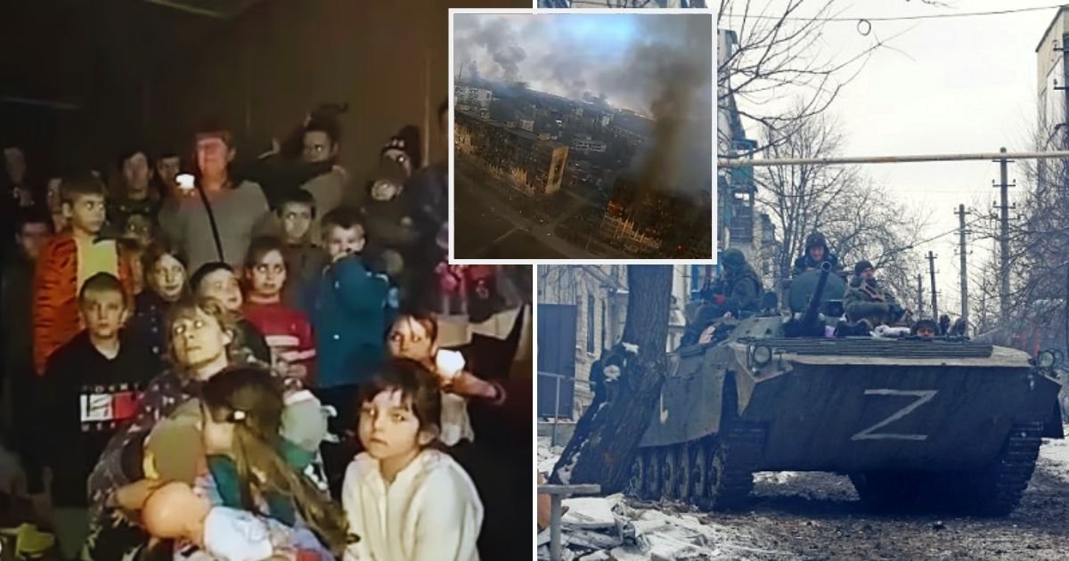 children5 1.jpg?resize=1200,630 - BREAKING: 'Desperate' Children Issue Heartbreaking Plea From Dingy Cellar As Russian Bombs Rain Down Upon Them In Southern City Of Ukraine