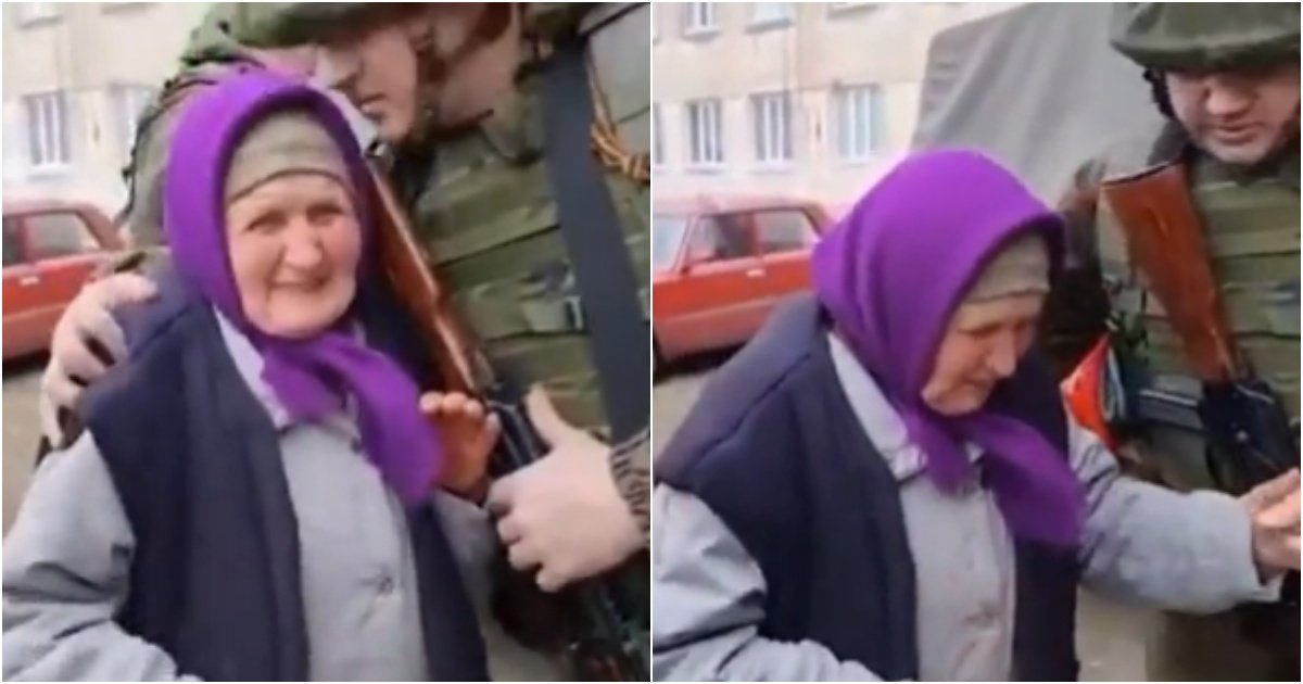 collage 14.jpg?resize=412,232 - 러시아 폭격에 깜짝 놀라서 우는 우크라이나 할머니 달래주는 러시아 군 (영상)