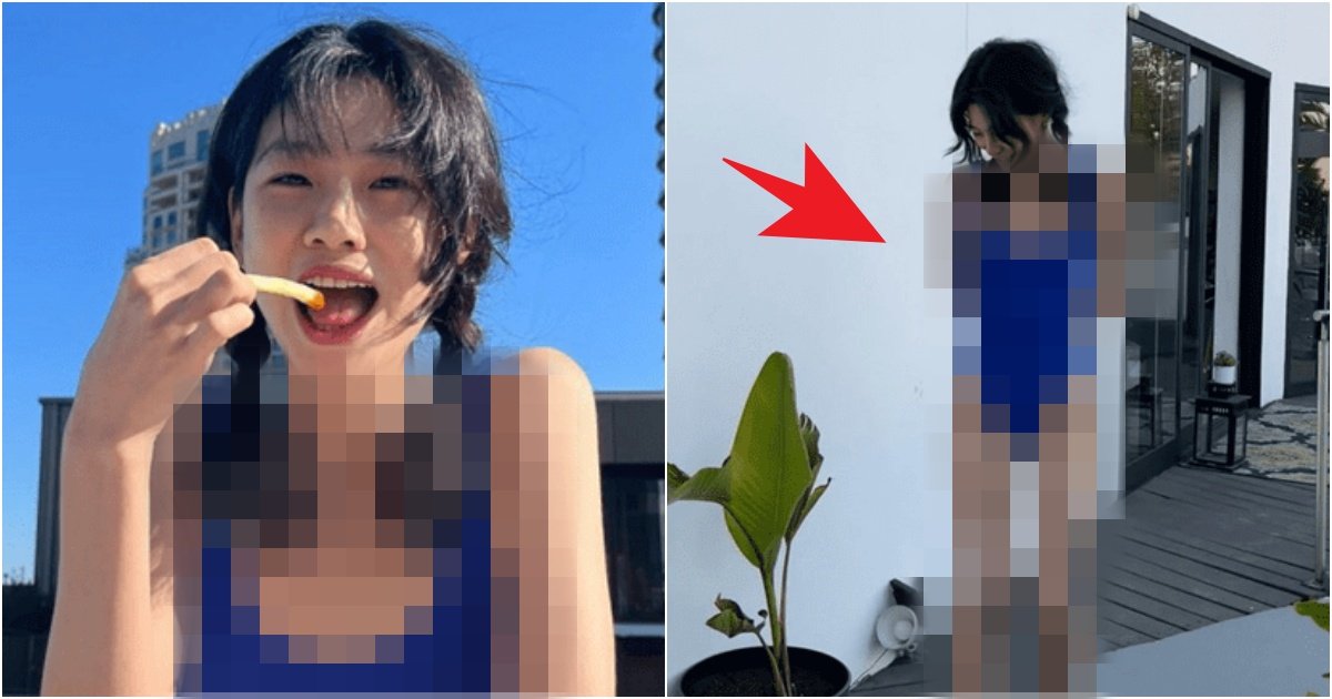 collage 432.jpg?resize=412,275 - "헐 정호연 이 정도까지였어..?" 얼마나 바빴길래 뼈밖에 남지 않은 정호연의 수영복 사진