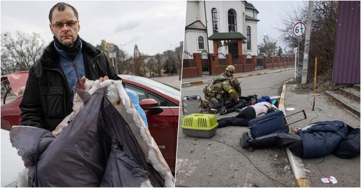 cover photo 25.jpg?resize=1200,630 - Ukranian Dad Finds Out His Wife And Kids Have Been Killed As They Escape Kyiv Through Viral Twitter Photo