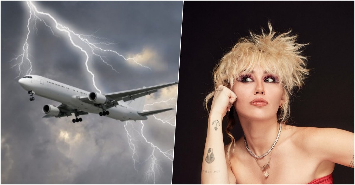 cover photo 61.jpg?resize=412,275 - Miley Cyrus' Plane Was Forced To Make EMERGENCY LANDING After Being Struck By Lightning