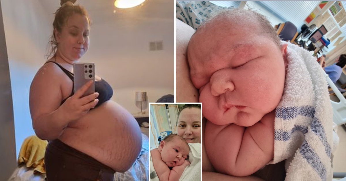d37.jpg?resize=1200,630 - Mother Gives Birth To ‘11-POUND’ Baby Who Weighs The Same Size As A ‘Bowling Ball’
