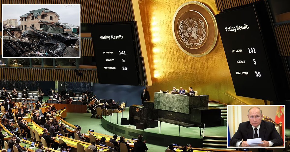 d5.jpg?resize=1200,630 - BREAKING: UN General Assembly Historically Votes 141 To 5 Demanding Russian Troops LEAVE Ukraine With Immediate Effect