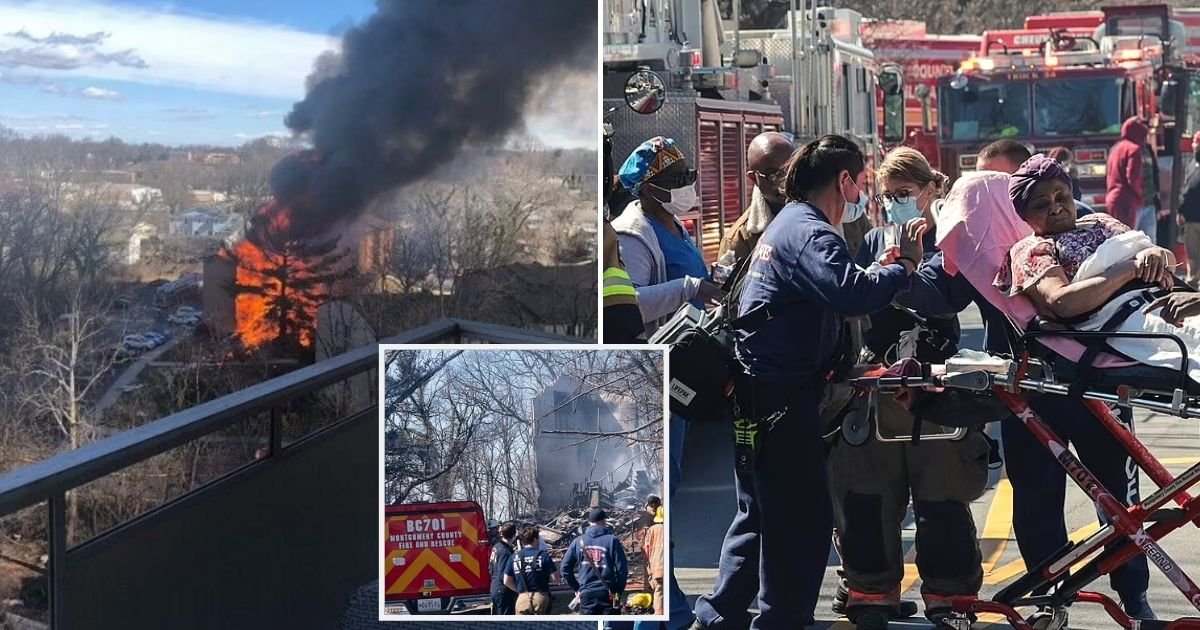 fire5.jpg?resize=1200,630 - Four-Story Apartment Building COLLAPSED After Huge Explosion, Multiple People Remain Unaccounted For