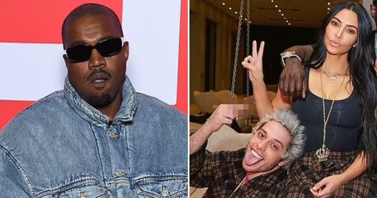 kanye3.jpg?resize=412,275 - Kanye West Buries Pete Davidson ALIVE In His New Music Video As He Launches Another Attack On Ex-Wife's Beau