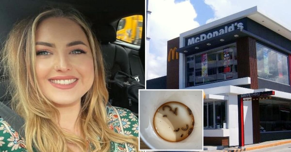 maggots5.jpg?resize=412,232 - Pregnant Woman Claims She Found 'Maggots' At The Bottom Of Her McDonald's Drink And Now She's Left Disgusted