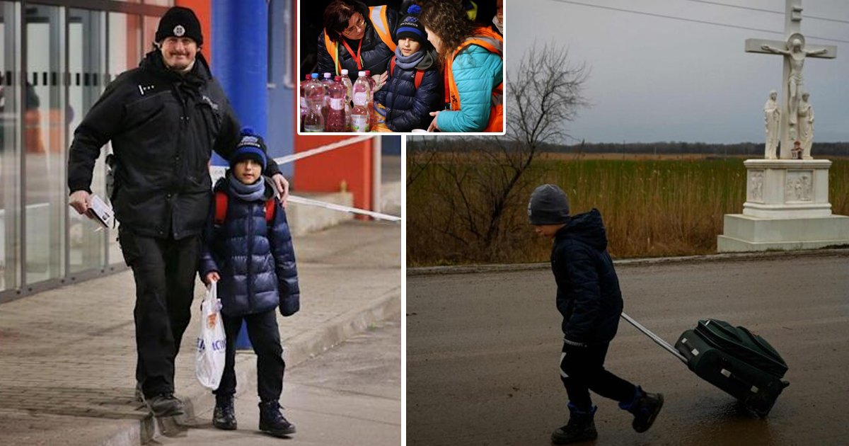 q5 2 3.jpg?resize=1200,630 - 11-Year-Old Boy FORCED To Flee Ukraine Leaving His Heartbroken Mother Behind