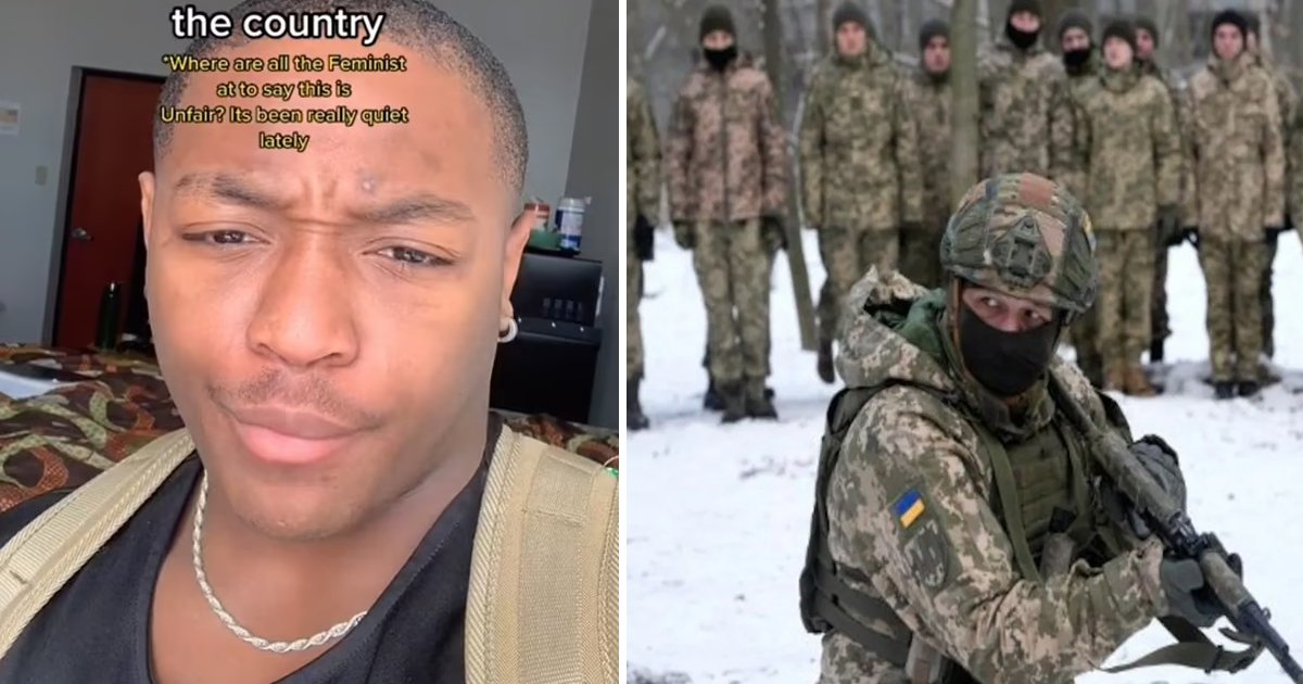 q6 2.jpg?resize=412,275 - "Why Should Men Fight In Ukraine & Women Be Allowed To Leave?"- Man Blasted For Making Controversial Statements About Ongoing War