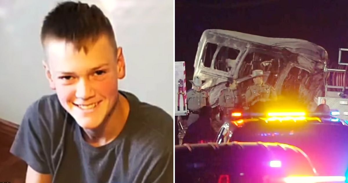 PICTURED: 13-Year-Old Boy Who Was Driving Dad's Truck That Crashed And ...