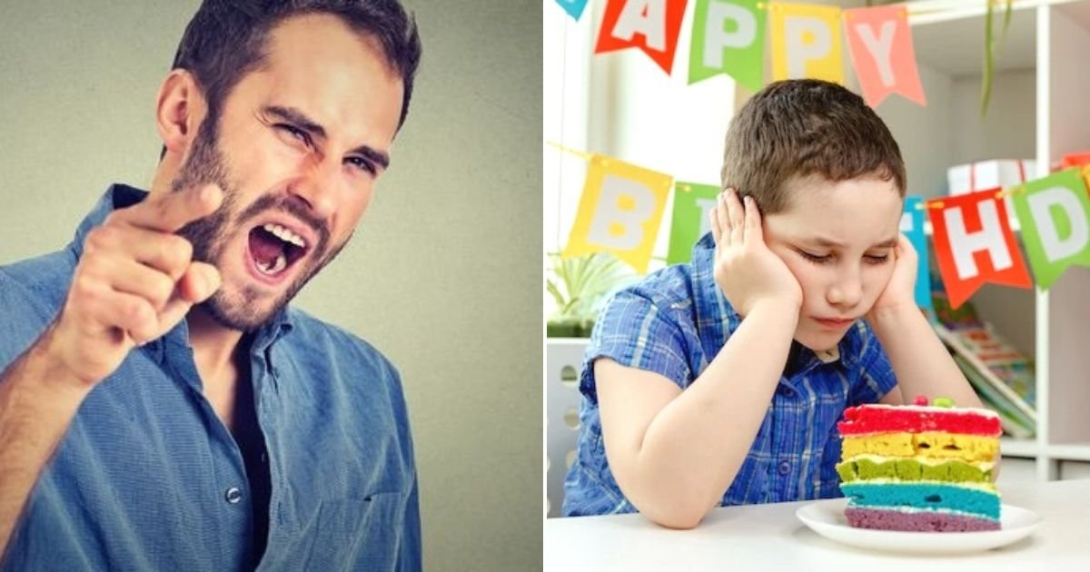 untitled design 5.jpg?resize=412,275 - Man Refuses To Let His Son Invite His Friends To His Birthday Party And Lashes Out At His Wife Saying He Doesn’t Want Guests He Doesn’t Know