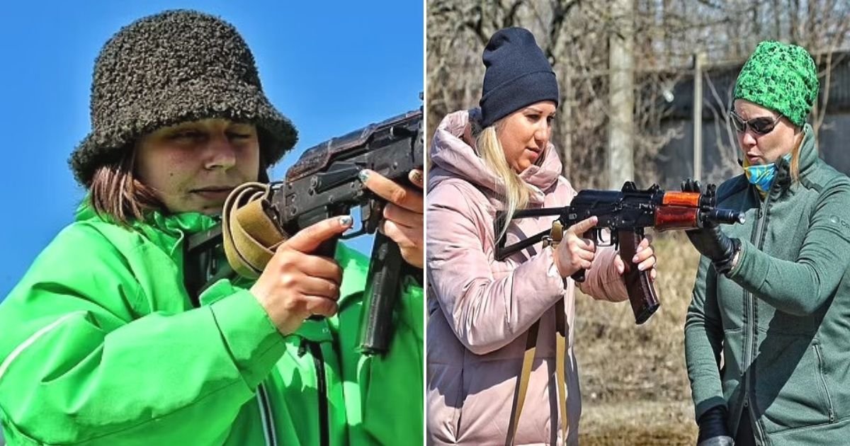 untitled design 67 1.jpg?resize=412,275 - PICTURED: Brave Ukrainian Women Training And Gearing Up Ahead Of Russian Attack