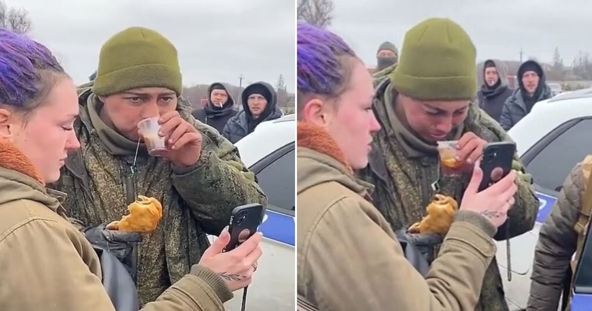 untitled design 72.jpg?resize=412,275 - Captured Russian Soldier Breaks Into Tears After Ukrainians FEED Him And Let Him Talk To His Mother On The Phone
