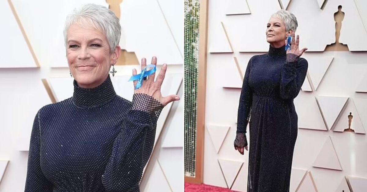 untitled design 88 1.jpg?resize=1200,630 - Jamie Lee Curtis BLASTS Russia And Putin As She Shows Solidarity With Ukraine At The 94th Academy Awards