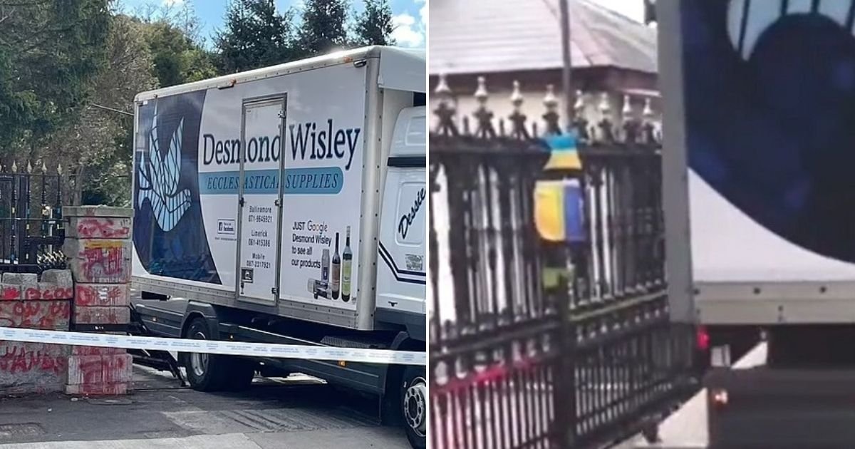 untitled design 96.jpg?resize=412,232 - BREAKING: Truck Belonging To Church Supplies Company CRASHES Into The Gates Of Russian Embassy