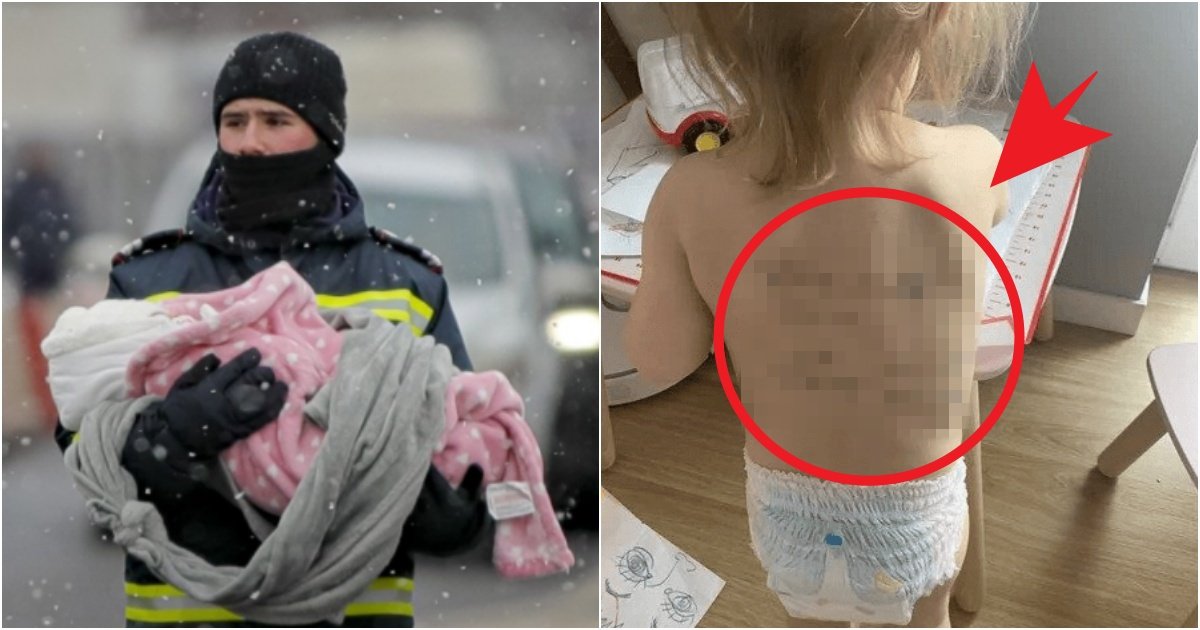 collage 72.jpg?resize=1200,630 - '러시아와 우크라이나 전쟁 중..' 실시간 우크라이나 부모들이 '아기 등'에 하고 있는 충격적인 행동(+사진)