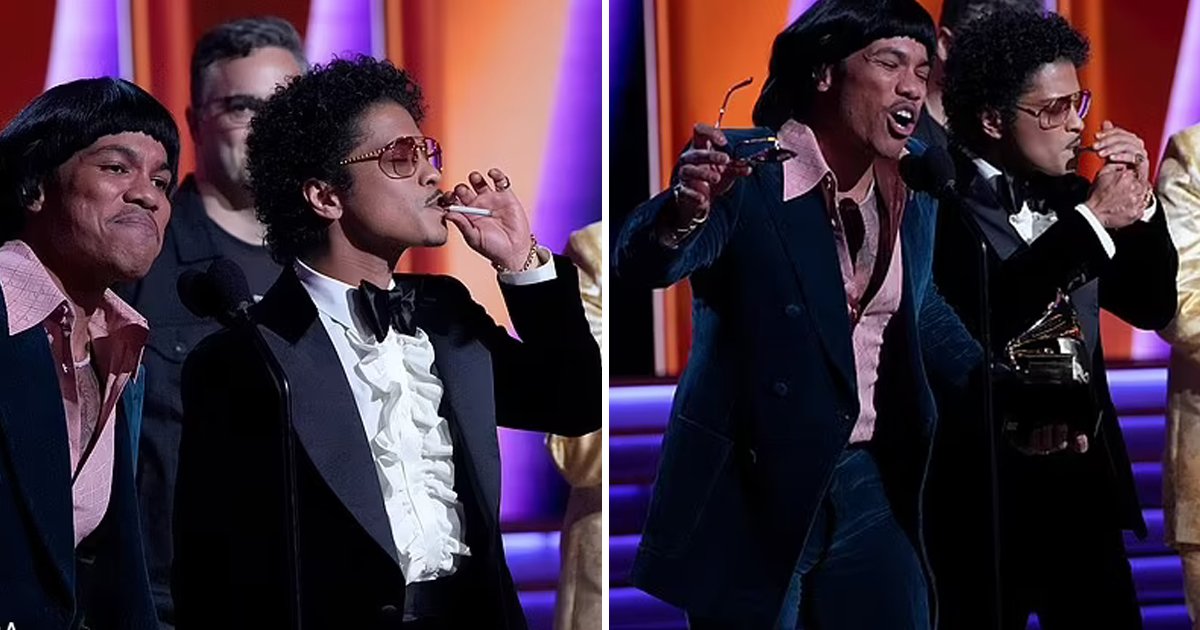 d5 1.jpg?resize=412,275 - BREAKING: Grammy Viewers Left Speechless After Bruno Mars Lights Up CIGARETTE On Stage After Winning 'Record Of The Year'