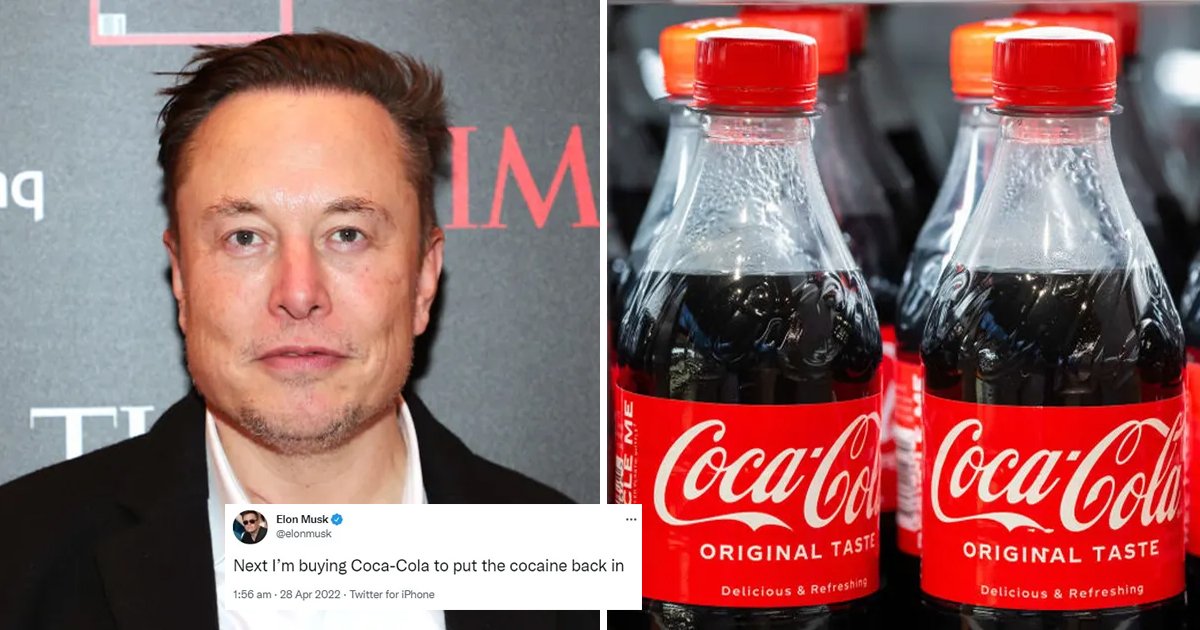 q2 2.jpg?resize=1200,630 - Elon Musk Says He's Planning On Buying Coca-Cola To Put The 'Cocaine Back In'