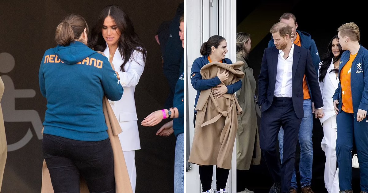 q2 9 1.jpg?resize=1200,630 - JUST IN: Meghan Markle Cheered On After Taking Off Her Coat & Handing It To A Mom So She Could Keep Her Newborn Warm