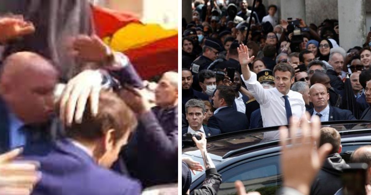 q2.png?resize=1200,630 - BREAKING: French President Rushed Away By Security After Coming Under ATTACK With Piles of TOMATOES