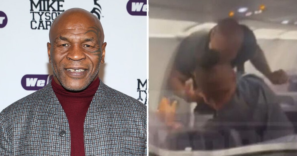 q3 13.jpg?resize=1200,630 - BREAKING: Mike Tyson Seen PUNCHING Passenger On Plane 'Several Times' In Startling Mid-Air Attack