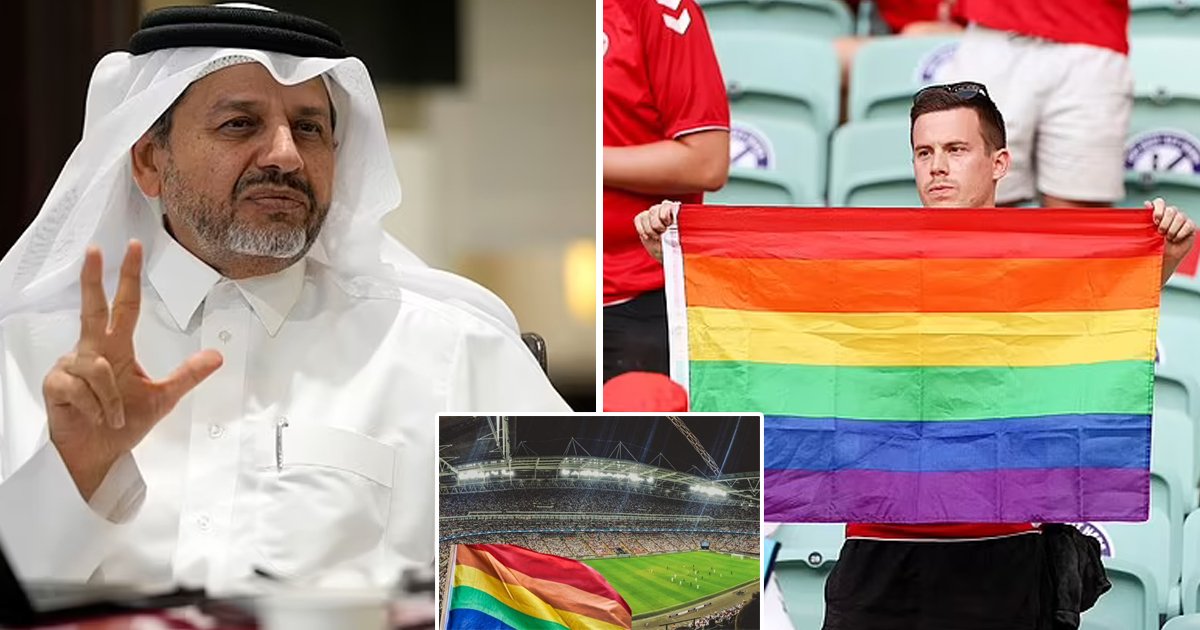 q3 5.jpg?resize=412,275 - Police BAN 'Rainbow Flags' In The Stadium To Prevent LGBTQ Fans From Being ATTACKED Ahead Of The World Cup