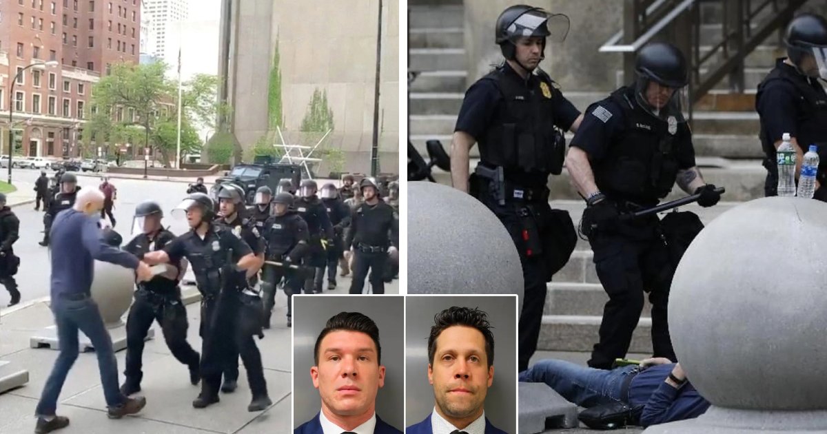 q6 5 1.png?resize=1200,630 - Fury & Chaos In Buffalo As Cops Who SHOVED A 75-Year-Old BLM Protester CLEARED Of All Charges