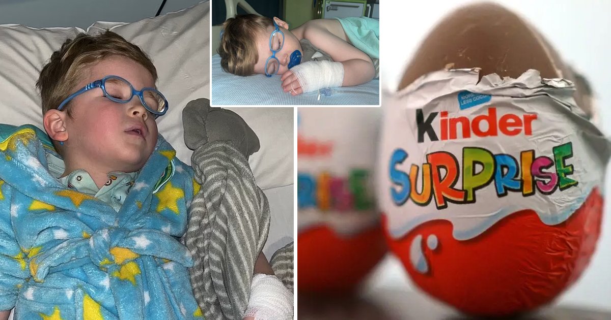 q6 8 1.jpg?resize=412,275 - BREAKING: 3-Year-Old Boy HOSPITALIZED With 'Salmonella Poisoning' After Eating Kinder's Chocolate Egg As More Than 70 Others Fall Sick