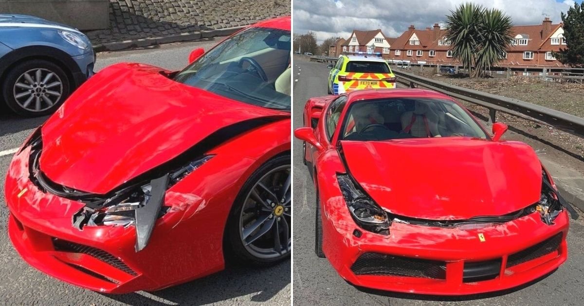 untitled design 16.jpg?resize=1200,630 - Ferrari Owner CRASHES Brand-New $350,000 Supercar Just MOMENTS After Buying It