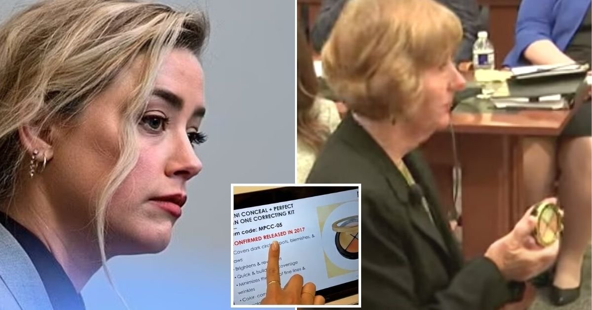 untitled design 34 1.jpg?resize=412,275 - BREAKING: Amber Heard And Her Lawyers Are Accused Of LYING In Court After MAJOR Revelation Made By A Makeup Brand