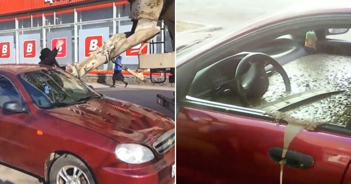 untitled design 9 1.jpg?resize=412,275 - Furious Husband Fills His Wife's Car With CONCRETE After Discovering That She Changed Her Surname