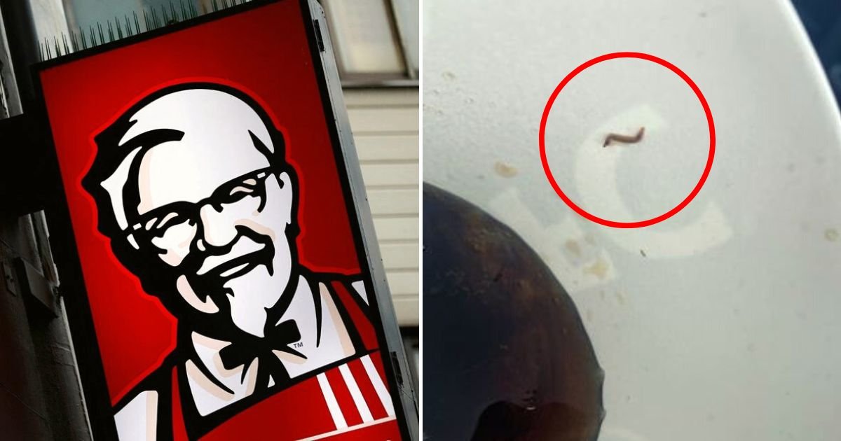 worm4.jpg?resize=412,275 - Furious Mother Was Left 'Physically And Mentally Sick' After Finding A Wriggling Worm In Her KFC Drink