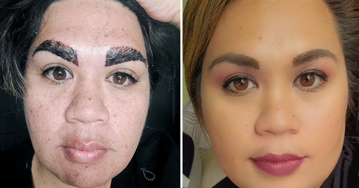 d7.jpg?resize=1200,630 - Wrong Microblading Treatment Leaves Mom Stuck With HUGE Thick Eyebrows For A YEAR