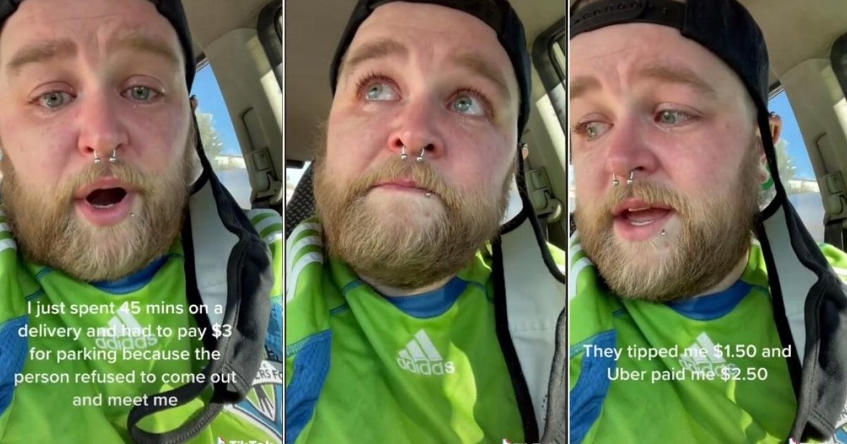 d85.jpg?resize=1200,630 - TikTok Video Featuring 'Homeless' UberEats Worker Urging Customers To Leave Tips Goes Viral
