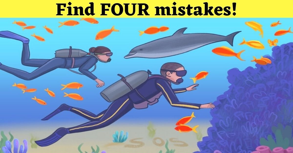 find four mistakes.jpg?resize=412,275 - Can You Spot All FOUR Mistakes In Less Than A Minute? 90% Of Viewers Failed The Challenge!