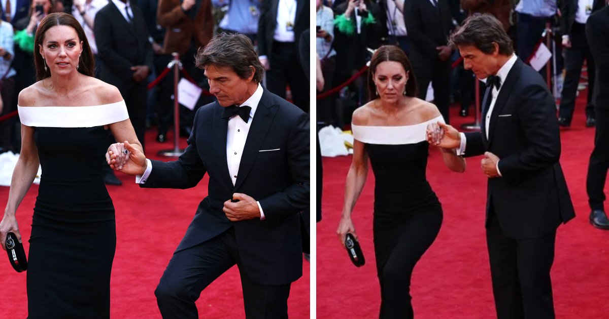 q2 2.png?resize=1200,630 - BREAKING: Tom Cruise BLASTED For Being 'Touchy-Feely' Around Kate Middleton As Actor Takes Her Hand On The Red Carpet