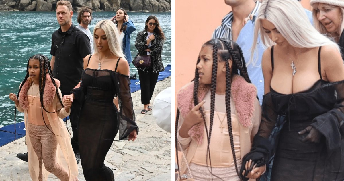 q3 1 2.png?resize=1200,630 - "How Dare You Dress Your Child Like That!"- Kim Kardashian BLASTED In Italy For Dressing Her Daughter North In A Corset