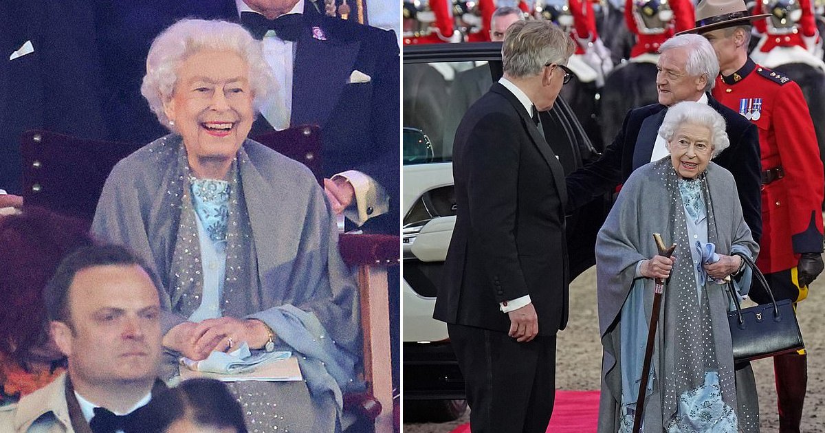 q3 4.jpg?resize=412,275 - BREAKING: Queen Elizabeth II Beams With Giant Smile During Her Platinum Jubilee Celebrations