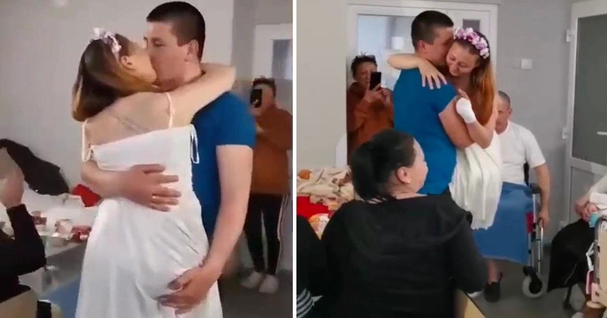 q8.jpg?resize=1200,630 - Nurse Who Lost Both Her Legs In Ukraine's Landmine Blast Shares Her Hospital Wedding's First Dance With Husband