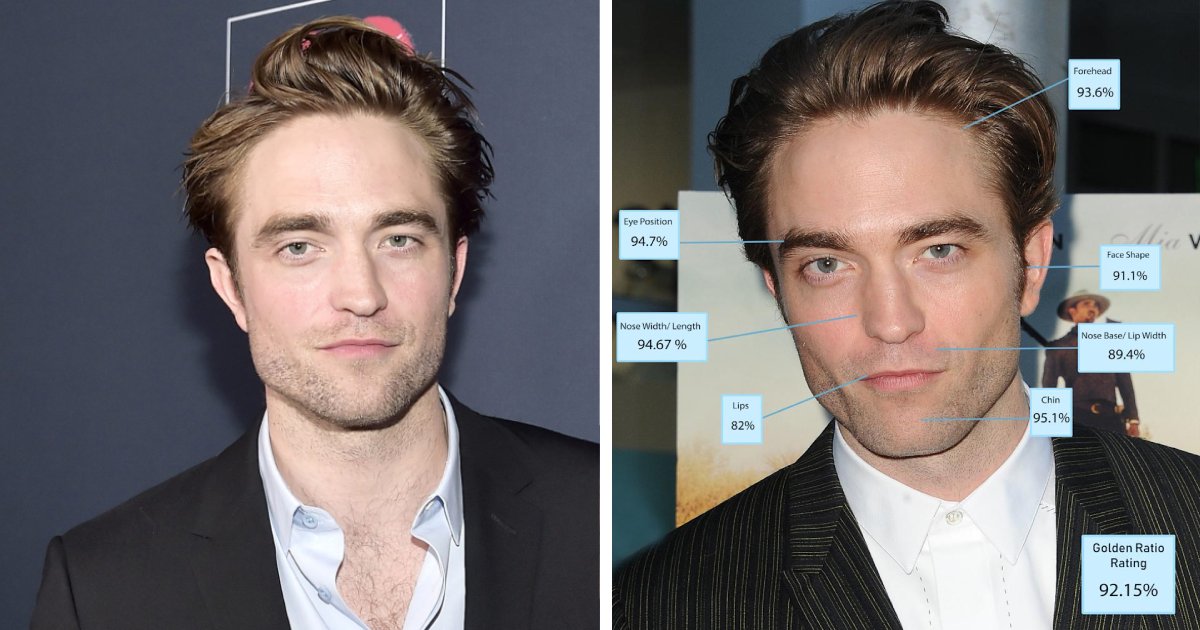 t5.png?resize=1200,630 - Actor Robert Pattinson's Face Declared 'The Most Beautiful In The World' According To A Latest Cosmetic Surgeon's Study