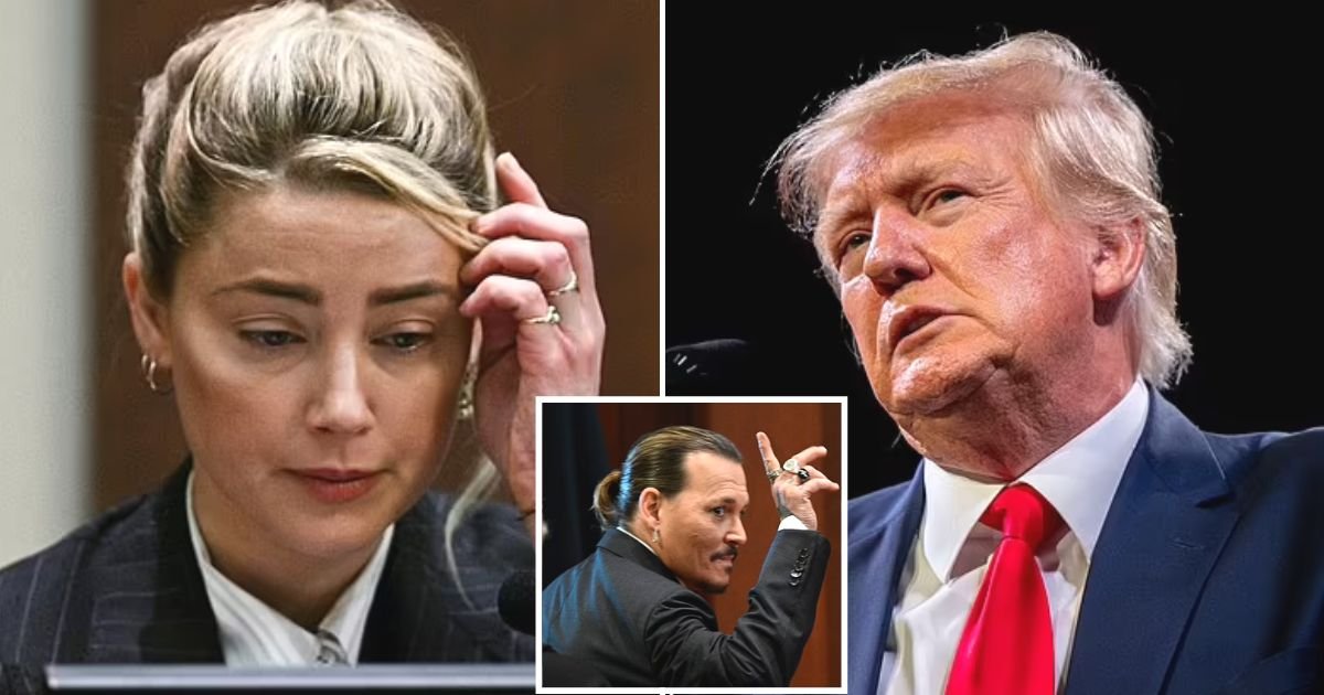 trump.jpg?resize=412,232 - JUST IN: Trump Takes A Jab At Amber Heard And Johnny Depp As He Mockingly Calls Them A ‘Lovely Couple’