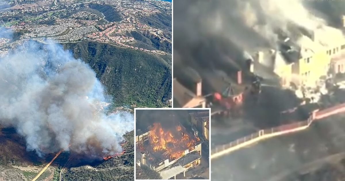 untitled design 22.jpg?resize=412,232 - BREAKING: Multiple Homes On Fire As Brush Fire Sweeps Across Southern California