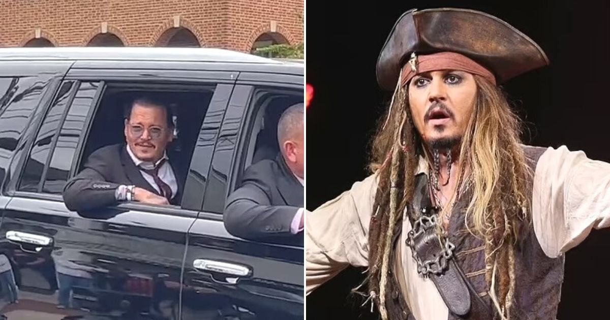 untitled design 58.jpg?resize=1200,630 - Johnny Depp Transforms Into Captain Jack Sparrow Outside Courthouse As Fans Show Their Support For The Actor
