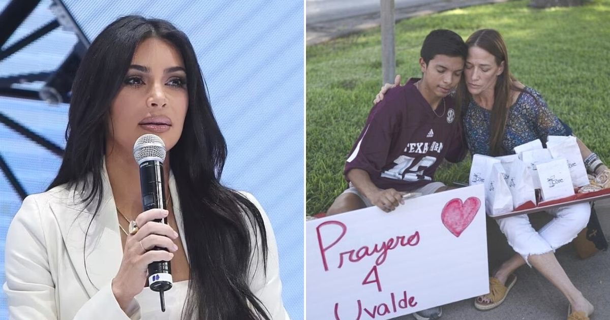 untitled design 86 1.jpg?resize=1200,630 - Kim Kardashian Calls For Stricter Gun Control After Texas School Shooter Kills 19 Children And 2 Teachers